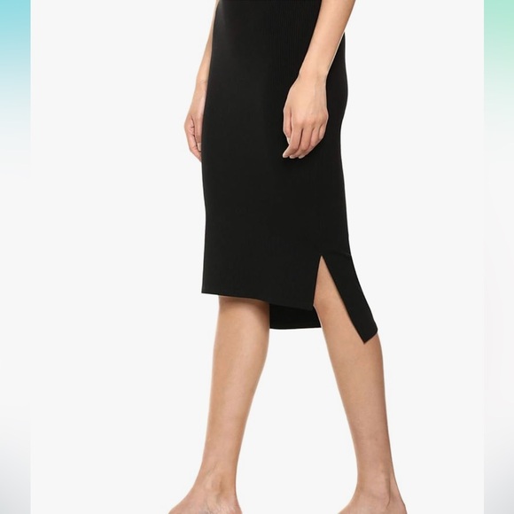 The Drop Amelia Elegant Black Midi Dress Large NWT - Picture 3 of 5